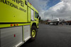 ARFF stands-by while passengers disembark the aircraft