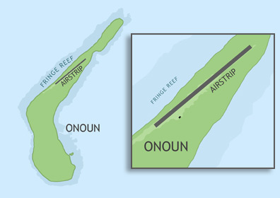 Onoun (Ulul) Civil Airfield Map