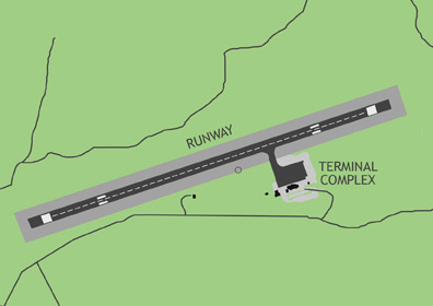 Yap International Airport Map